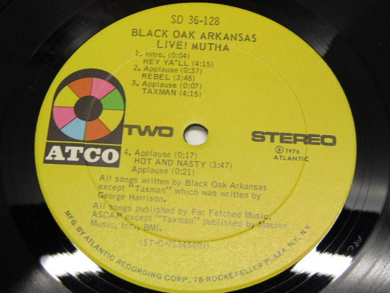 1976 Southern Rock Black Oak Arkansas live Mutha Etsy