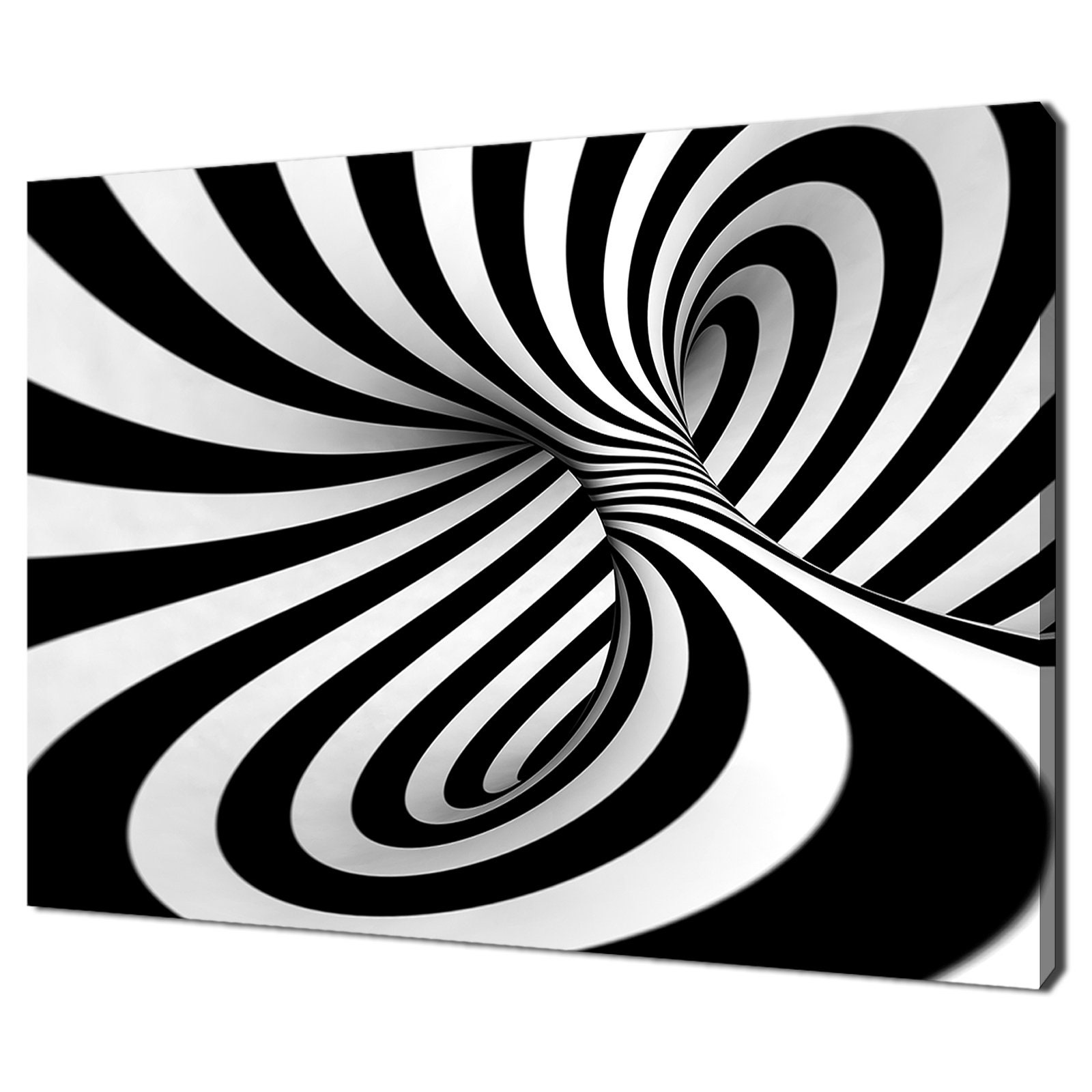 アート・デザイン・音楽 BLACK AND WHITE ERROTIC PHOTOGRAPHY Black and White Abstract Swirl Optical Illusion Modern
