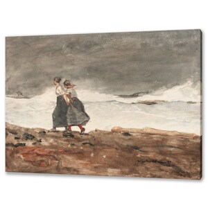 Danger (1883–1887) By Winslow Homer Reproduction Modern Design Home Decor Canvas Print Wall Art Picture Ready To Hang