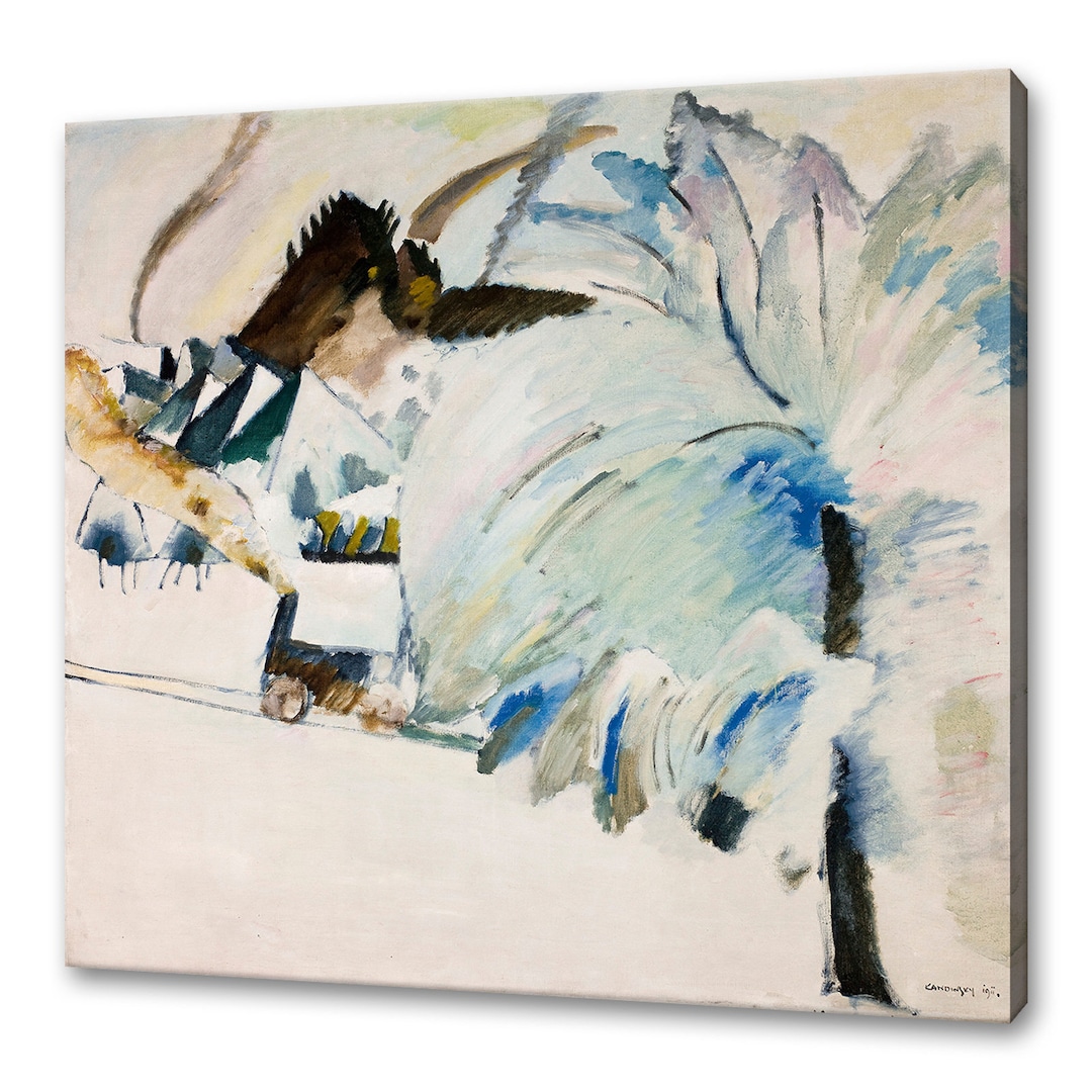 Wassily Kandinsky Murnau With Locomotive (1911) Classic Design Abstract ...