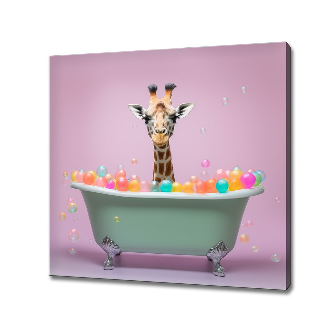 Tucocoo Puzzle 1000 Teile Giraffe Auf Toilette - Lustiges Tierpuzzle 70x50cm