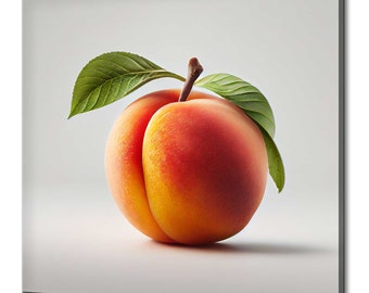 Orange Peach Fruit Kitchen Modern Design Home Decor Canvas Print Wall Art Picture Ready To Hang