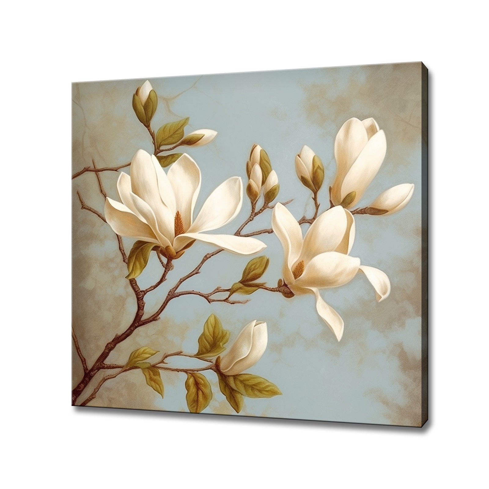 Runa Art Quadro Su Tela Magnolia 60x40 Cm – Stampa Floreale Per Parete, Pronta Da Appendere, Made In Germany - 2