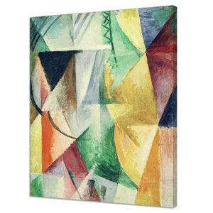 Robert Delaunay Une Fenetre (1912)  Modern Classic Design Abstract Decor Reproduction Canvas Print Wall Art Picture Wall Hanging