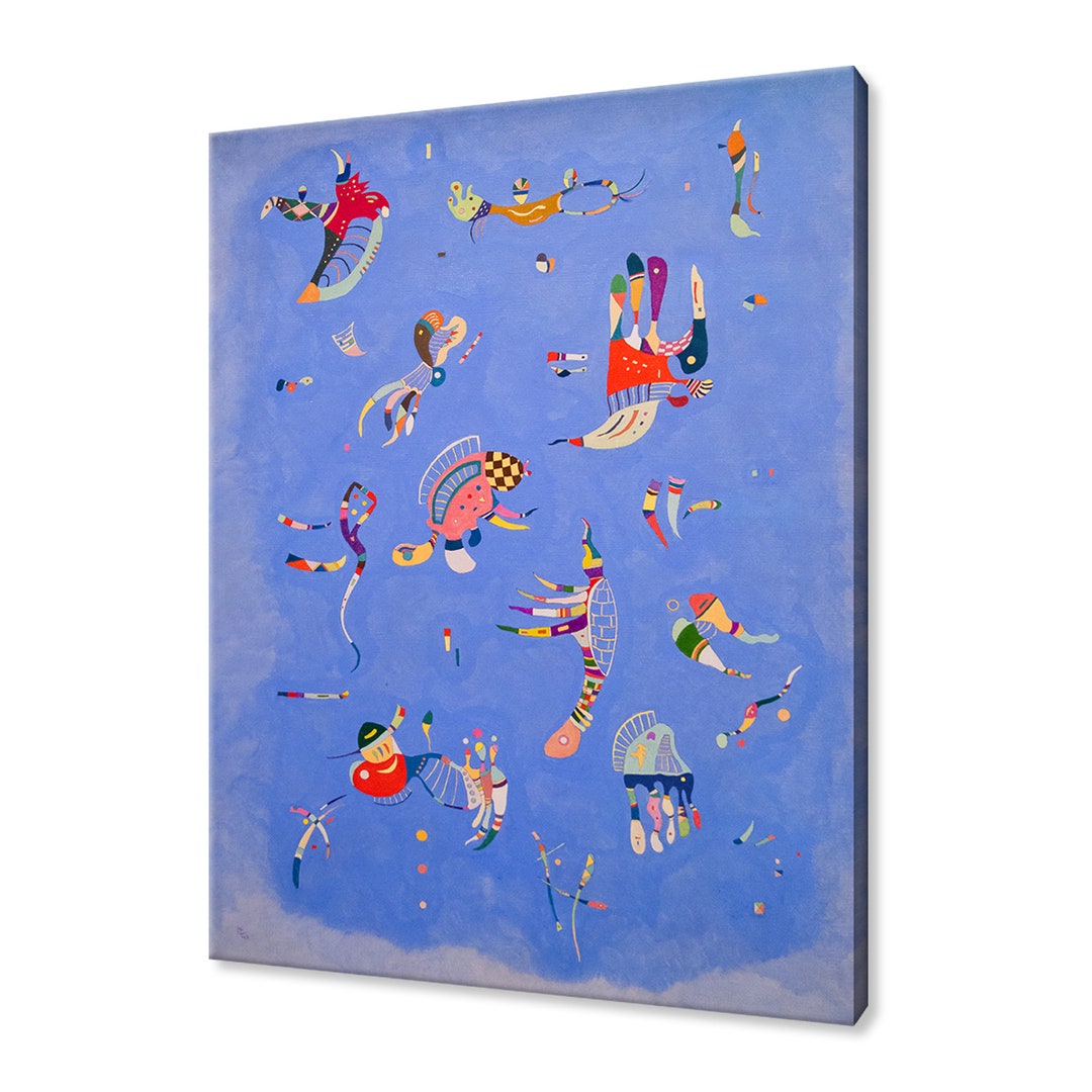 Wassily Kandinsky Sky Blue 1940 Classic Design Abstract Decor