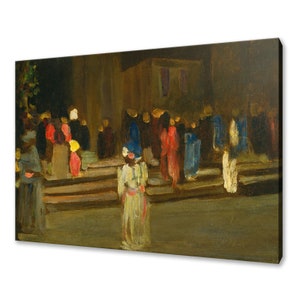 Wassily Kandinsky Park Von St. Cloud Eingang (Park Of St. Cloud Entrance) (1906) Classic Design Abstract Reproduction Canvas Print Wall Art