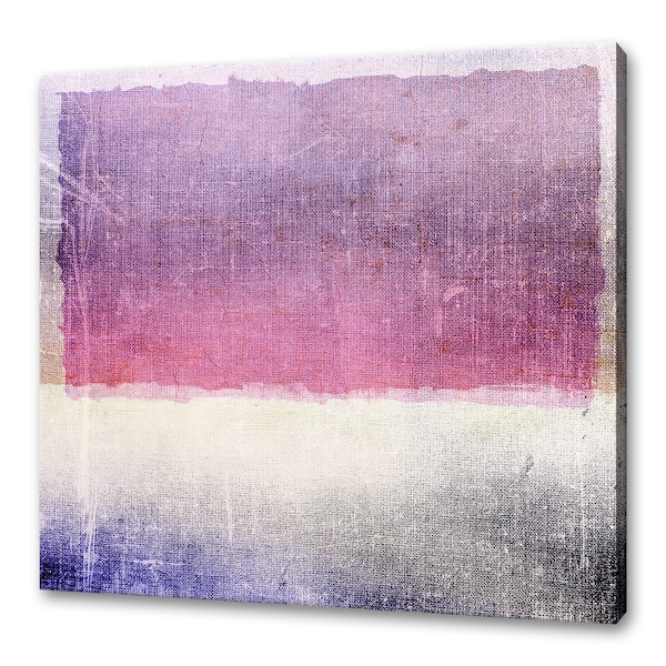 Purple Pink Grey Old Grunge Texture Abstract Modern Design Home Decor Canvas Print Wall Art Picture