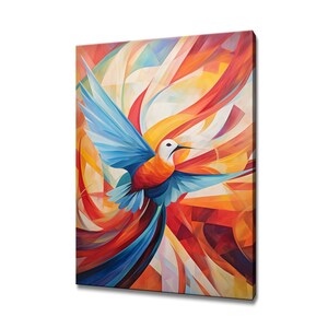 Beautiful Parrot Bird Painting Canvas Print, Birds Modern Design Home Wall Decor, Nature Canvas Print Wall Art, Gift For Bird Lover