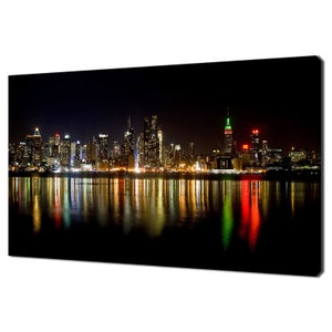 Colourful Skyline of New York City Modern Design Home Decor Canvas Print Wall Art Picture Wall Hanging