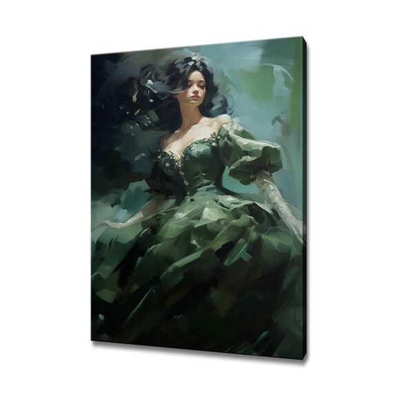 Elegant Lady in Sage Green Victorian Baroque Puffy Dress Painting Style Canvas Print, Gift for Her, Modern Home Decor, Fashion Wall Art - Etsy Elegant Lady in Sage Green Victorian Baroque Puffy Dress Painting Style Canvas Print, Gift for Her, Modern Home Decor, Fashion Wall Art - Etsy