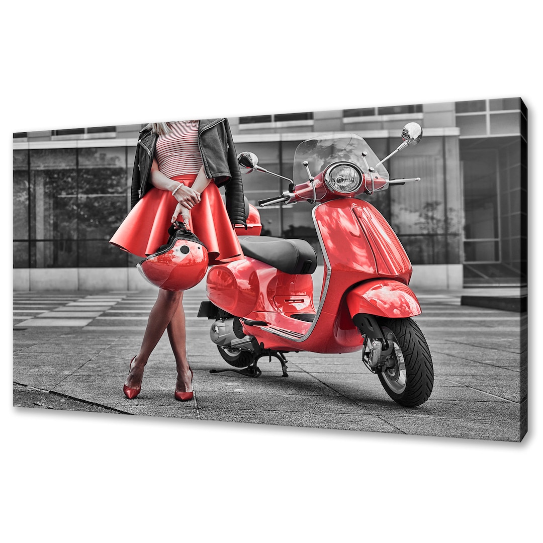 Vespa red sale
