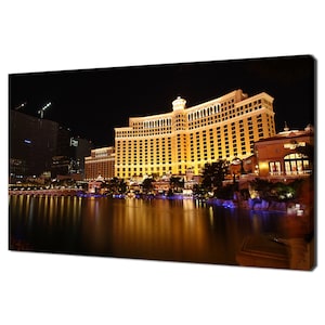Las Vegas Bellagio Hotel & Casino Nevada Modern Design Home Decor Canvas Print Wall Art Picture Wall Hanging