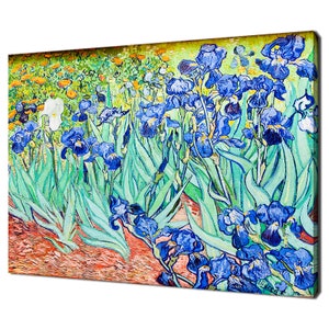 Vincent Van Gogh Irises Reproduction Modern Design Home Decor Canvas Print Wall Art Picture