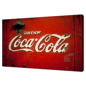 Iconic Drink Coca Cola Kitchen Modern Design Home Decor Canvas Print Wall Art Picture