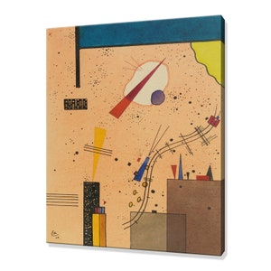 Wassily Kandinsky Spritze (Spray) (1924) Classic Design Abstract Decor Reproduction Canvas Print Wall Art
