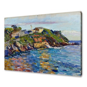 Wassily Kandinsky Rapallo Bucht (1906) Classic Design Abstract Decor Reproduction Canvas Print Wall Art Picture