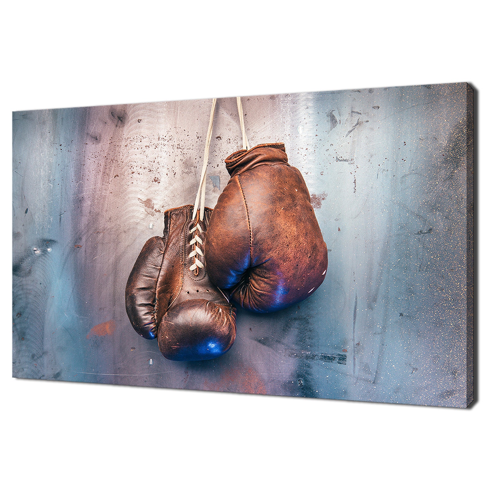 GANTS DE BOXE - Tableau mural, déco sur toile 