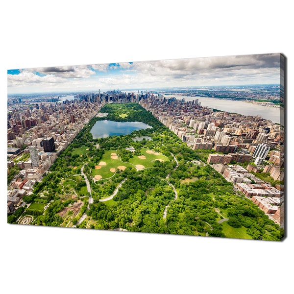 Central Park Skyline New York Design moderno Home Decor Stampa su tela Immagine artistica da parete