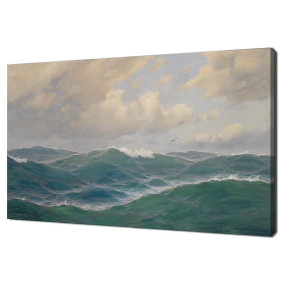 Antique Replica Sea and Clouds Art Print Antique Replica Sea and Clouds Art Print