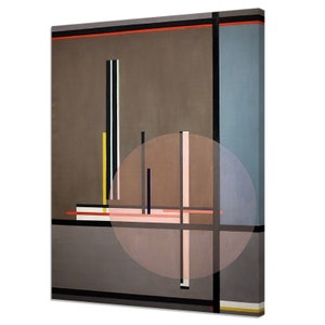 László Moholy Nagy Lis (1922) Classic Design Abstract Decor Reproduction Canvas Print Wall Art Picture Wall Hanging