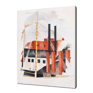 Piano Mover&#39;s Holiday 1919 Charles Demuth Reproduction Modern Design Canvas Print Home Decor Wall Art Picture
