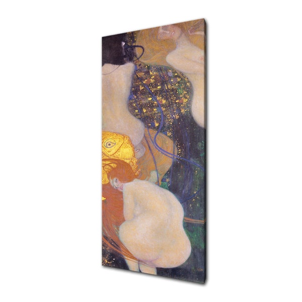 Gustav Klimt Goldfish 1901-1902 Art Nouveau Reproduction Modern Style Canvas Print Wall Art Picture