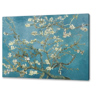 Mandelblüte (1890) Blumen von Vincent Van Gogh Reproduktion Wohnkultur Leinwand Druck Wandkunst Bild fertig zum Aufhängen