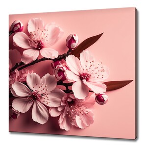 Beautiful Cherry Blossoms Flowers Tree In Bloom Modern Floral Design Home Decor Canvas Print Wall Art Picture Wall Hanging