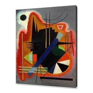 Wassily Kandinsky Einige Spitzen (1925) Classic Design Abstract Decor Reproduction Canvas Print Wall Art