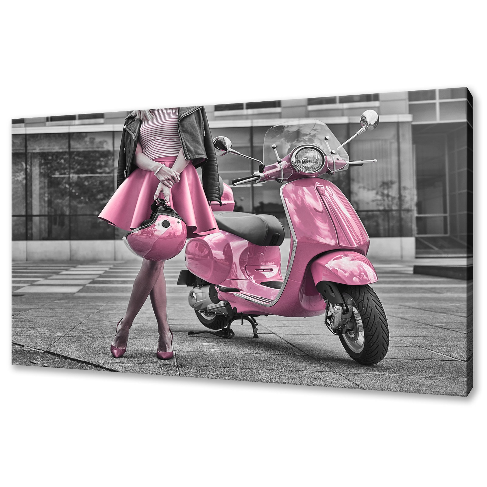 pink vespa