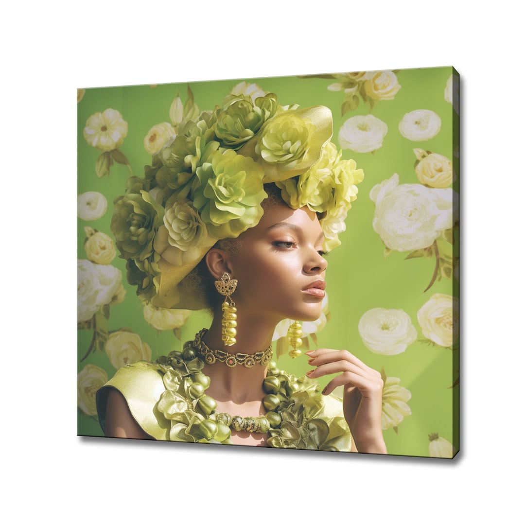 Bild Frauenkopf mit Blumen: A Timeless Masterpiece