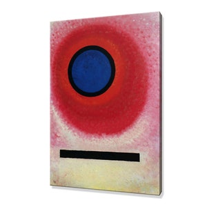 Wassily Kandinsky Blauer Kreis No. 2 (Cercle Bleu II) (1925) Classic Design Abstract Decor Reproduction Canvas Print Wall Art