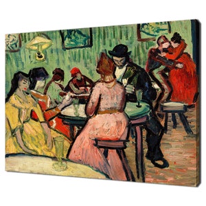 Das Bordell (Le Lupanar) (1888) von Vincent Van Gogh Reproduktion Wohnkultur Leinwand Druck Wandkunst fertig zum Aufhängen