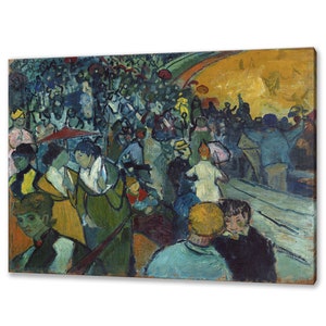 Les Arènes (1888) von Vincent Van Gogh Reproduktion Home Decor Leinwand Wandkunst fertig zum Aufhängen
