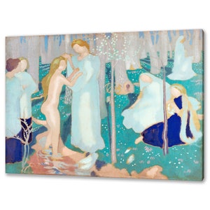 Springtime (ca.1894–199) Painting by Maurice Denis Reproduction Modern Design Home Decor Canvas Print Wall Art Picture Ready To Hang