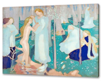 Springtime (ca.1894–199) Painting by Maurice Denis Reproduction Modern Design Home Decor Canvas Print Wall Art Picture Ready To Hang