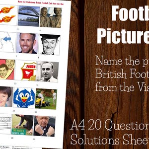 British Football Club Picture Quiz – 20 Clues on Nicknames, Grounds, Owners & Players
