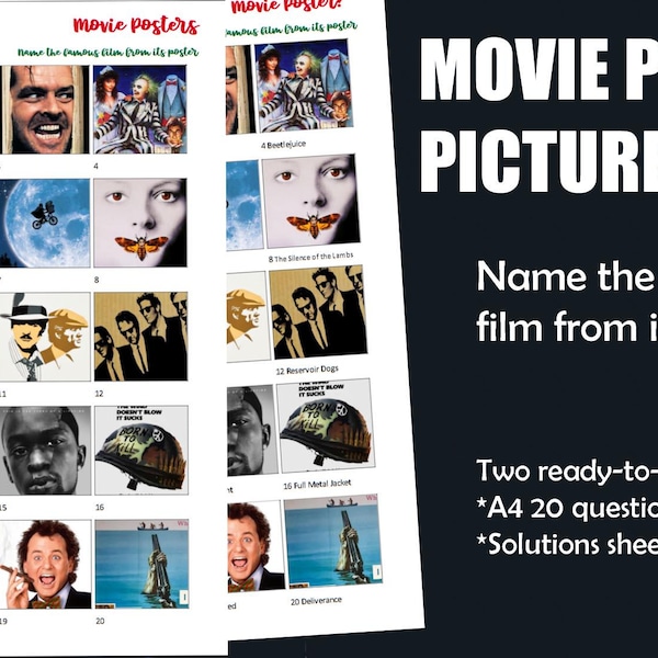 Movie Posters - Etsy UK