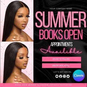 Bundle 70 fully editable Canva template Nail Flyer Nail Tech, Lash Tech, Hair Stylist Special Deal Flyer, Booking Flyer, Book Now Flyer, DIY