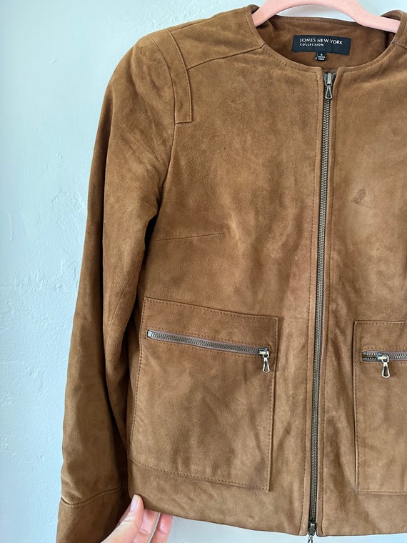 Jones new york suede jacket cheap
