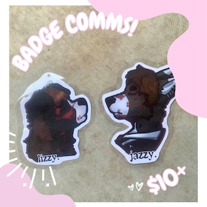 Physical Furry Badge Commissions