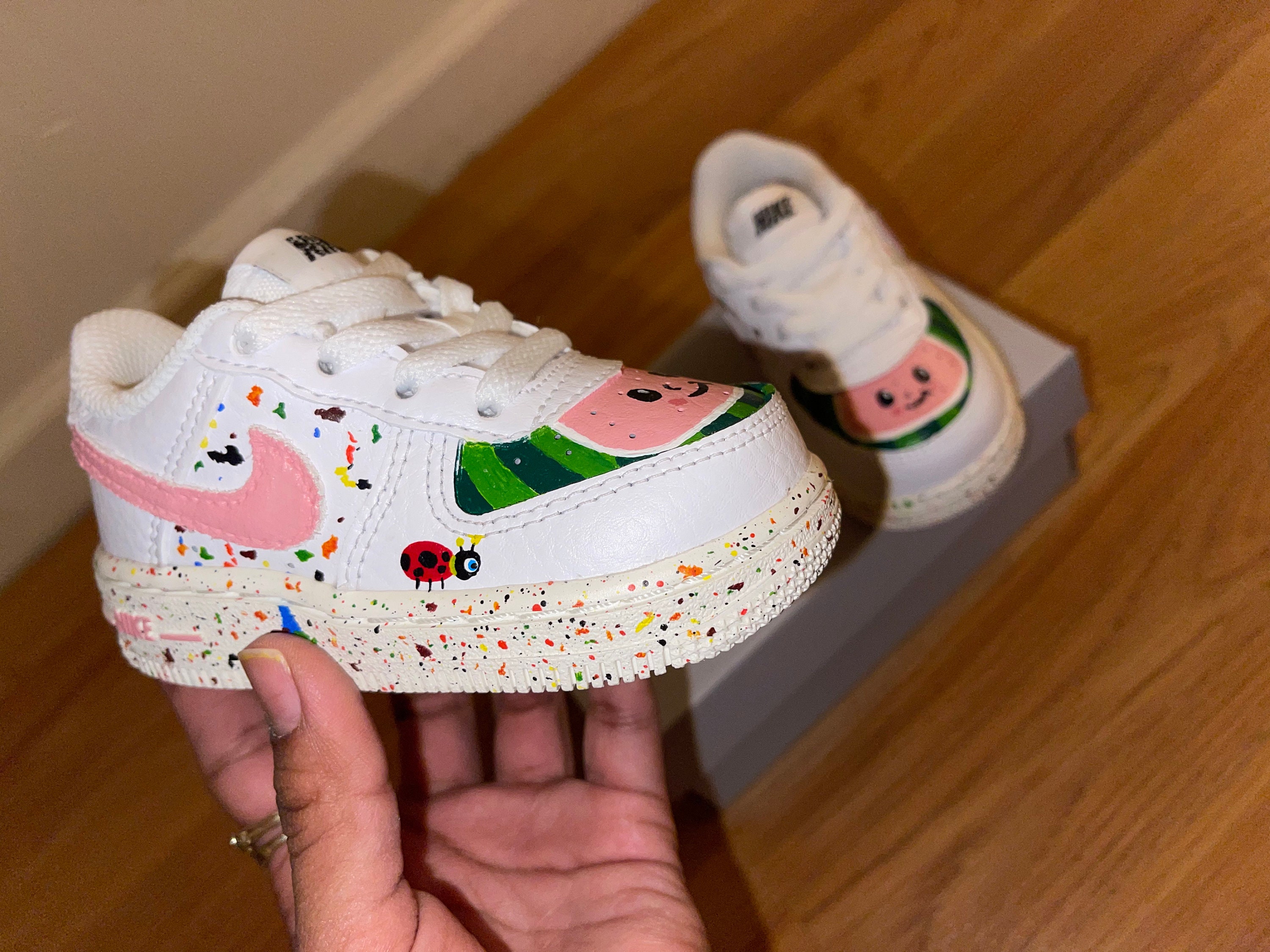 Pink Cocomelon Nike Air Force Cocomelon Air Force New Zealand