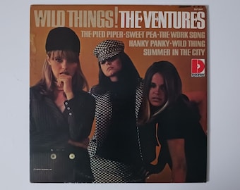 The Ventures Wild Things vinyl LP record, 1966 first pressing, original, Dolton Records, BLP-2047, vintage record, Sweet Pea, The Work Song