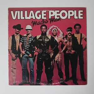 Village People Macho Man vinyl record 1978 original record, 1978 first pressing, Specialty pressing, vintage vinyl record, I Am What I am