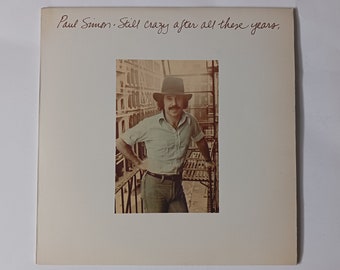 Paul Simon Still Crazy After All These Years vinyl record, 1975 original record, first pressing, vintage record, Gone At Last, Silent Eyes