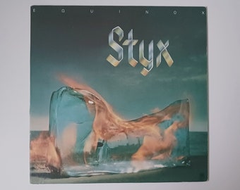 Styx Equinox vinyl record, 1975 original record, 1975 first pressing, vintage vinyl record, Suite Madame Blue