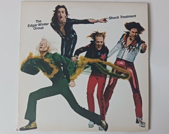 The Edgar Winter Group Shock Treatment vinyl record, 1974 original record, 1974 first pressing, vintage record, Easy Street