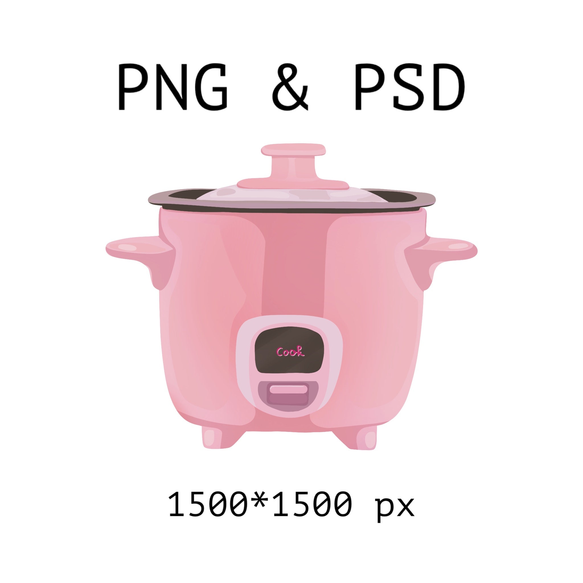 Hot Pink Roses Slow Cooker Decal – AZ Vinyl Works