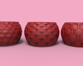 small flower pot stl file
