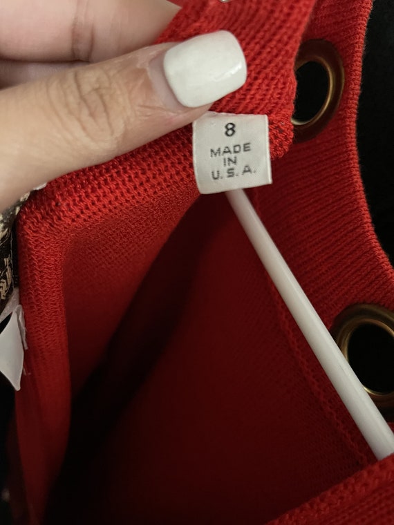 Red ST JOHN Knit Gem